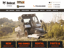 Tablet Screenshot of bobcatofatlanta.com
